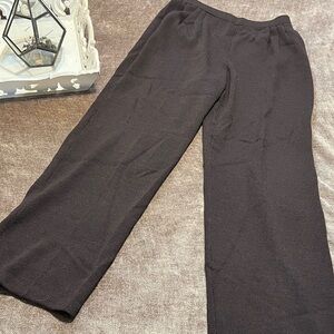 St John Collection by Marie Gray Brown Wide-Leg Pants - Size 2